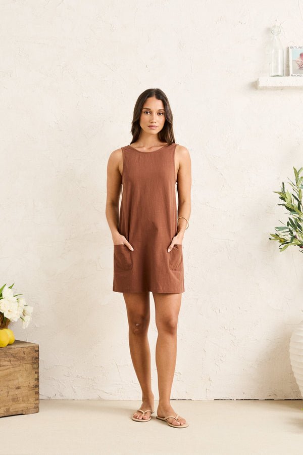 Rhythm. Hanalei Mini Dress - SPARROW