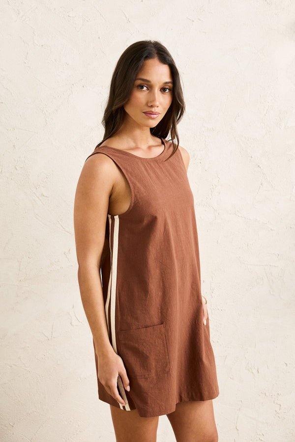 Rhythm. Hanalei Mini Dress - SPARROW