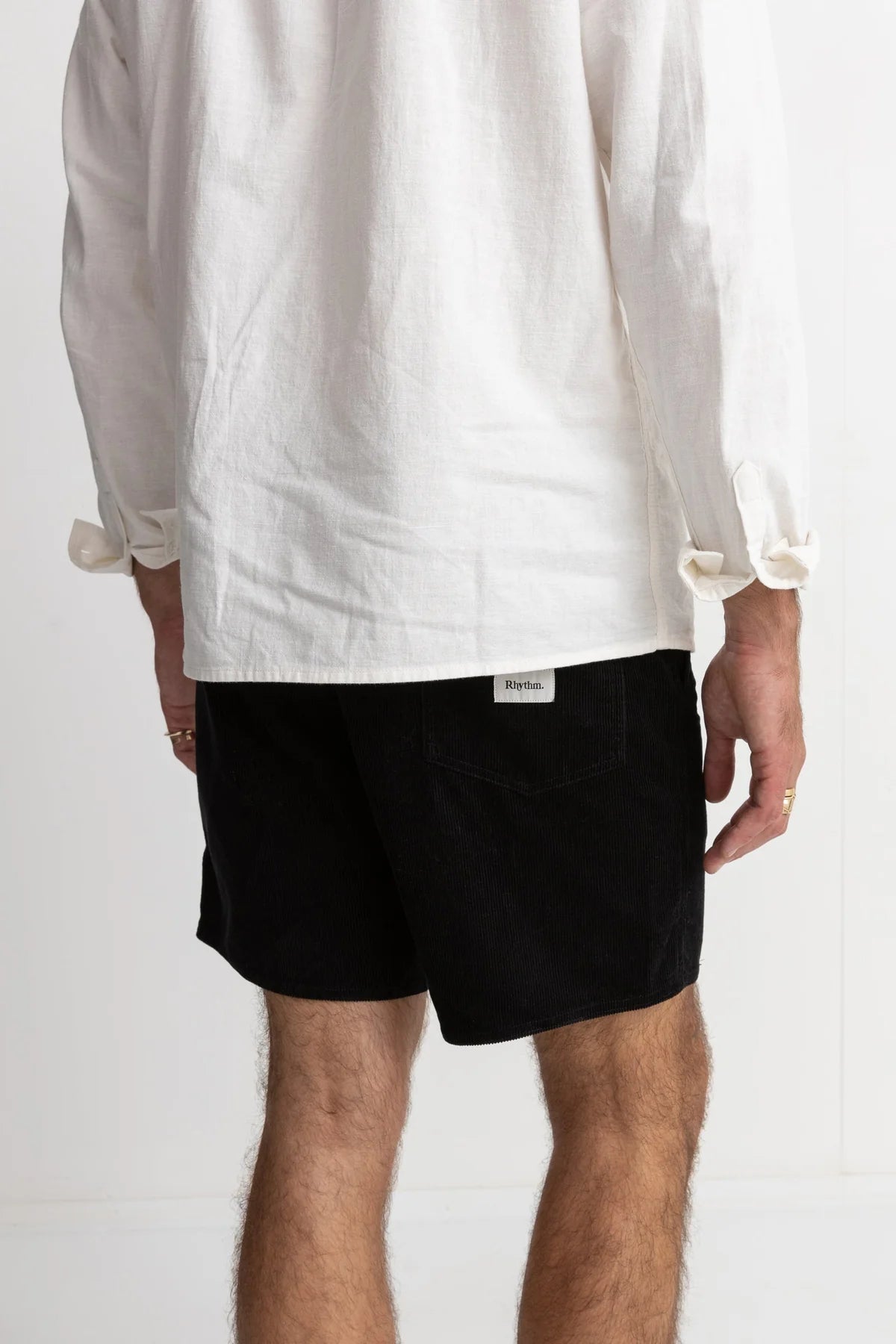 Rhythm. Men’s Classic Cord Jam - Vintage Black - SPARROW