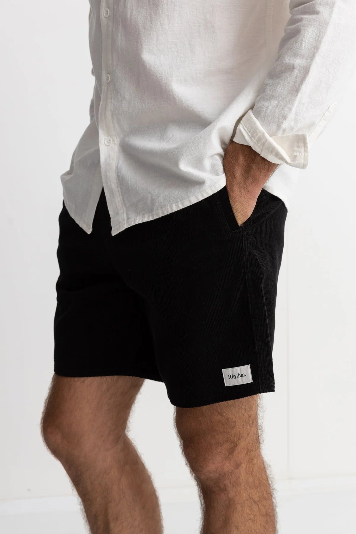 Rhythm. Men’s Classic Cord Jam - Vintage Black - SPARROW