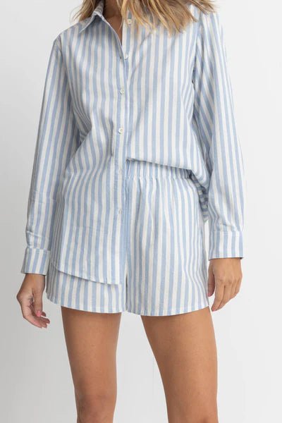 Rhythm. Shoreline Stripe Short - SPARROW