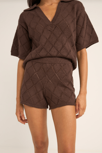 Rhythm Sunny Knit Short - SPARROW