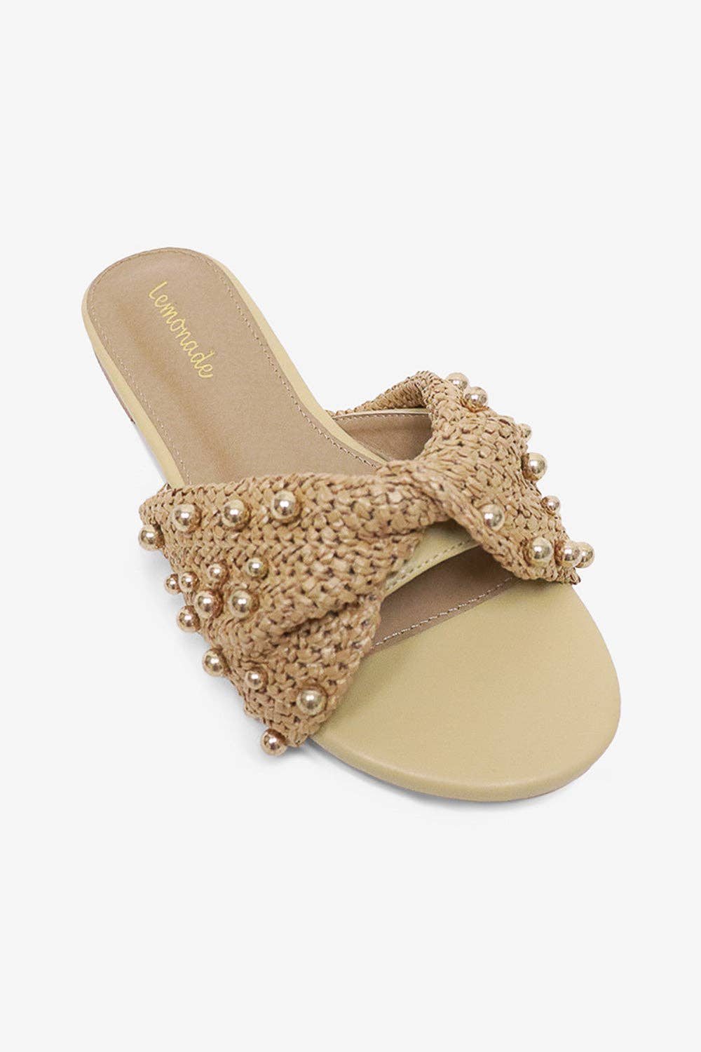 Sable Twist Beaded Sandals - SPARROW