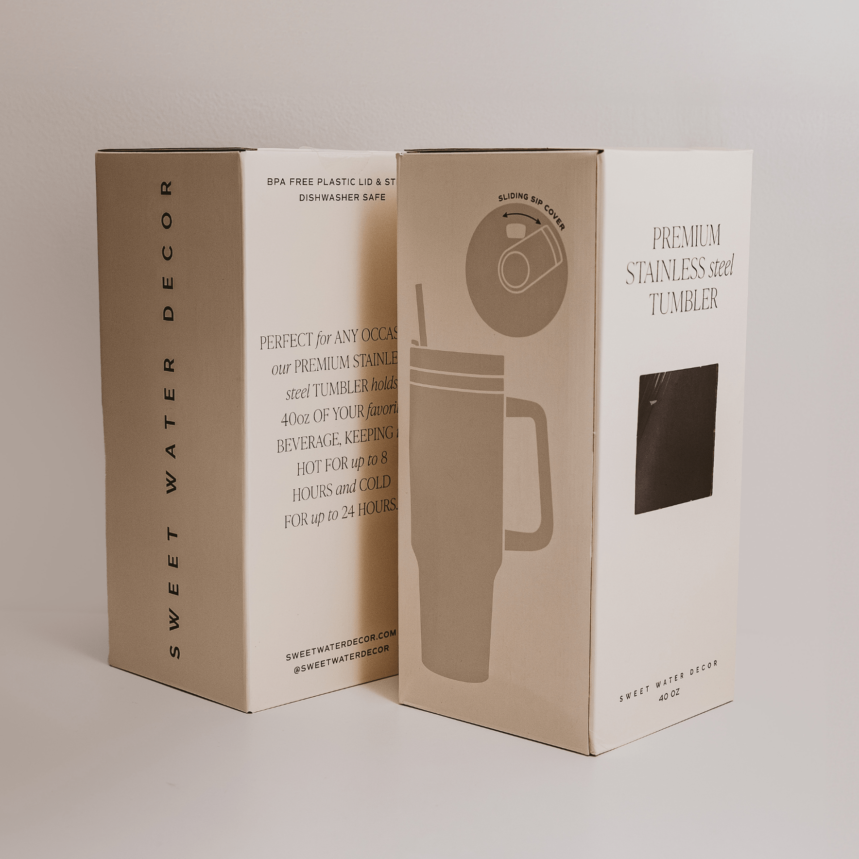 Sage Green 40 oz Travel Tumbler - SPARROW