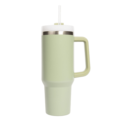 Sage Green 40 oz Travel Tumbler - SPARROW