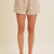 Salome Embroidered Shorts - Sand - SPARROW