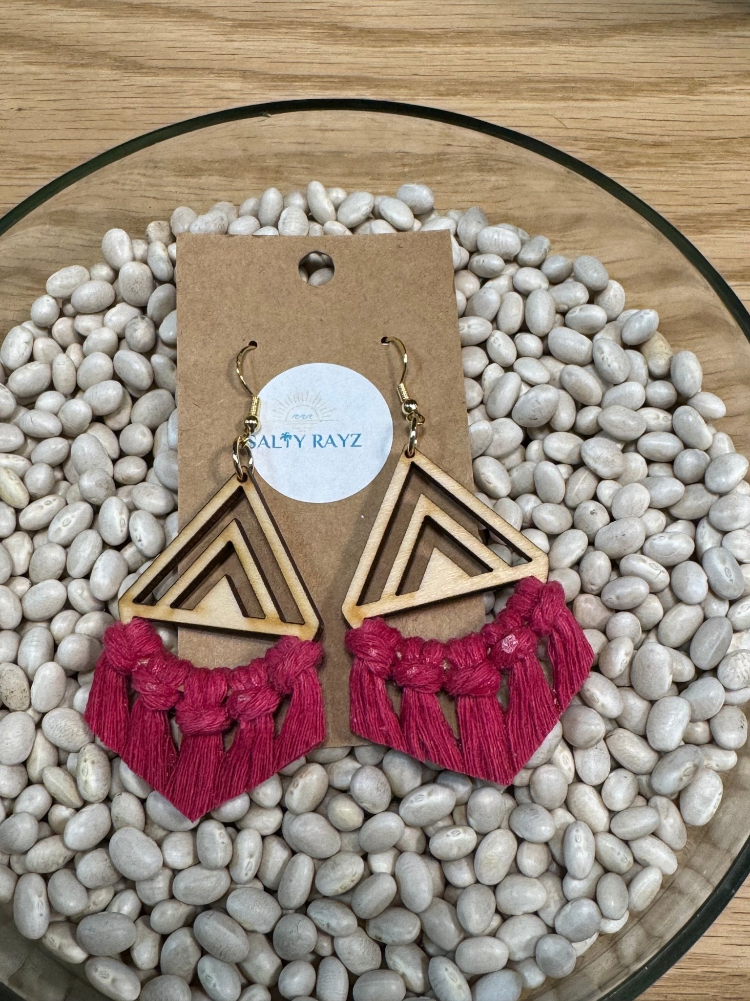 Salty Rayz Beach Babe Wooden Chevron - SPARROW