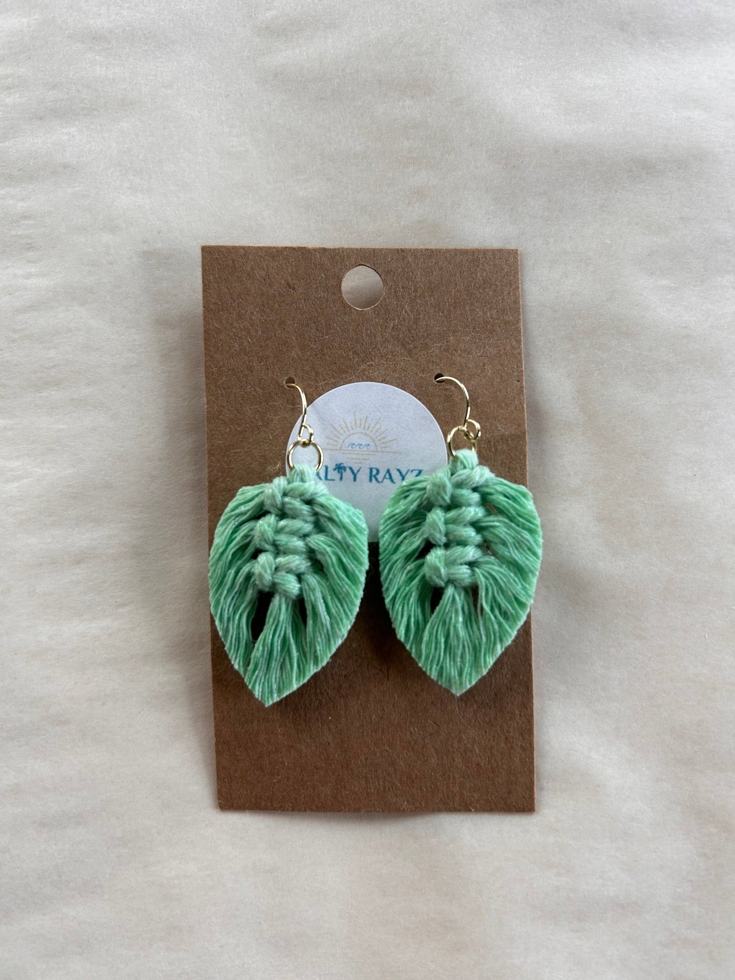 Salty Rayz Mint Sea SPF Earrings - SPARROW