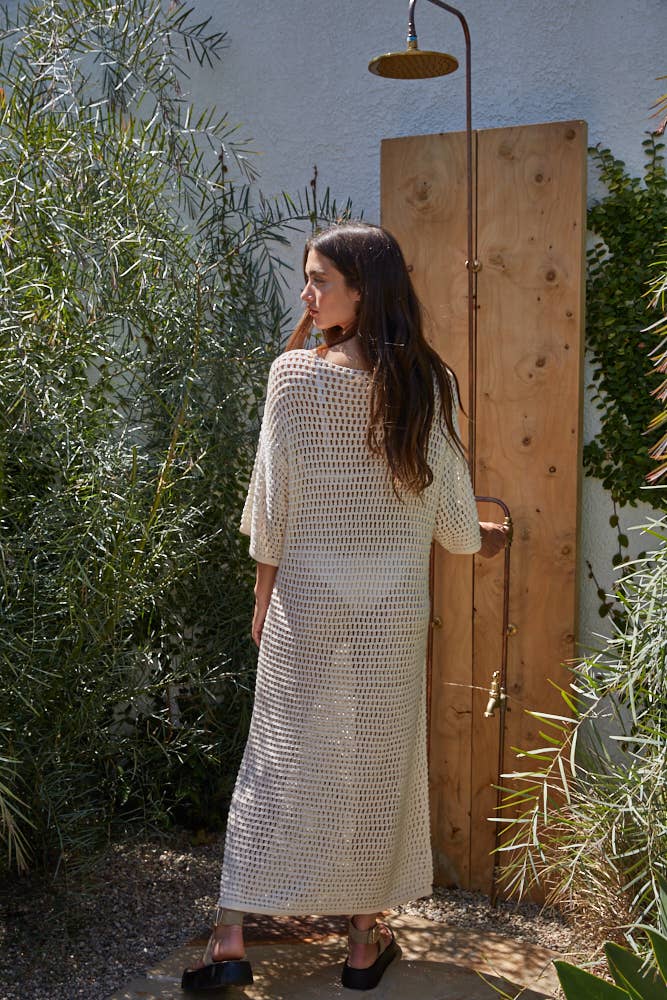 Sam Knit Coverup Maxi Dress - SPARROW