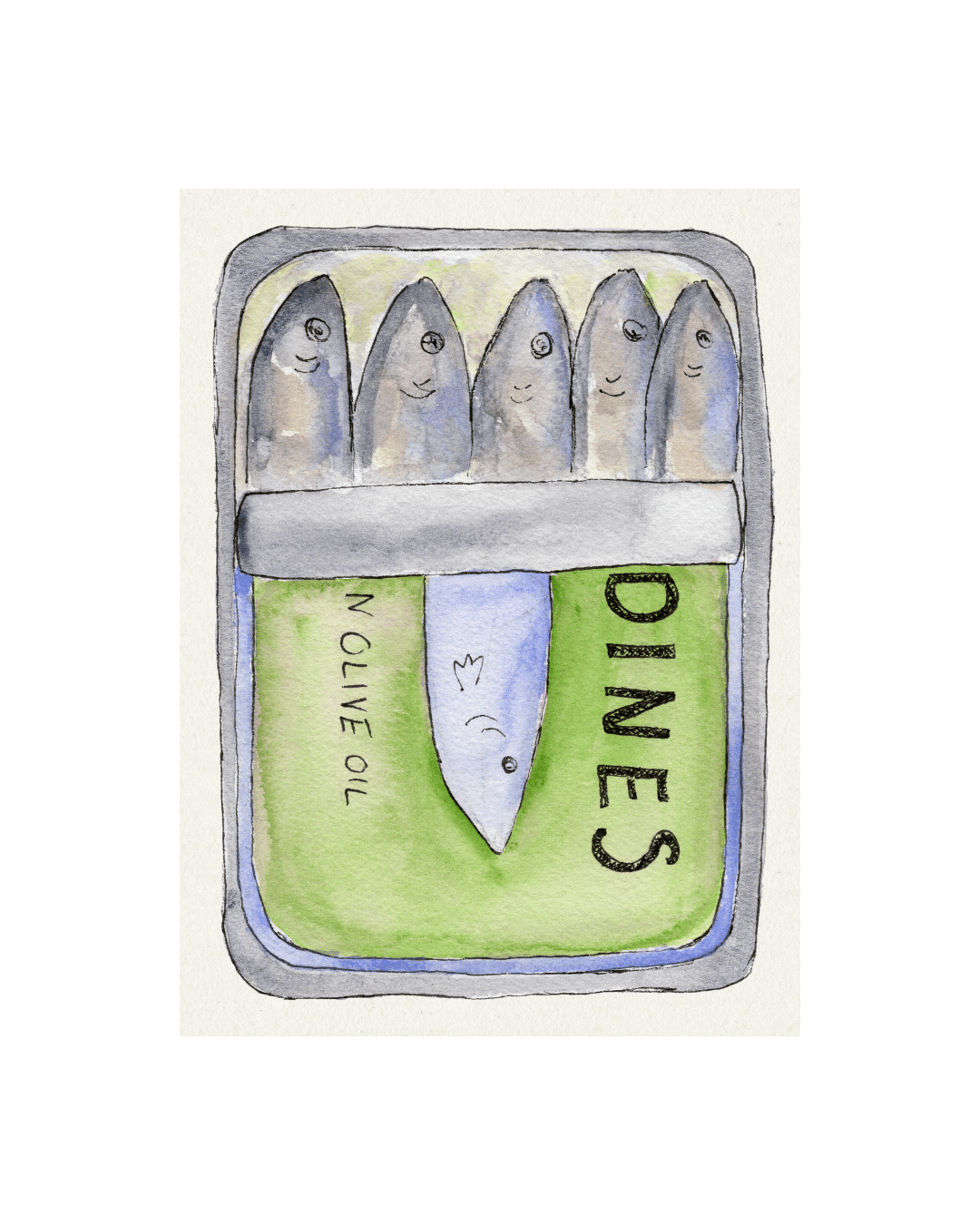 Sardines Greeting Card - SPARROW