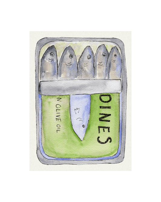 Sardines Greeting Card - SPARROW