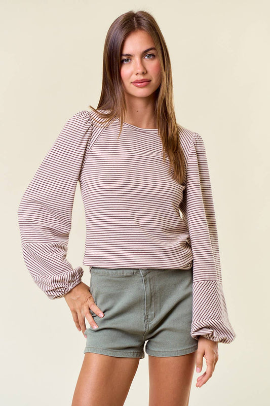 Scottie Longsleeve - Brown - SPARROW