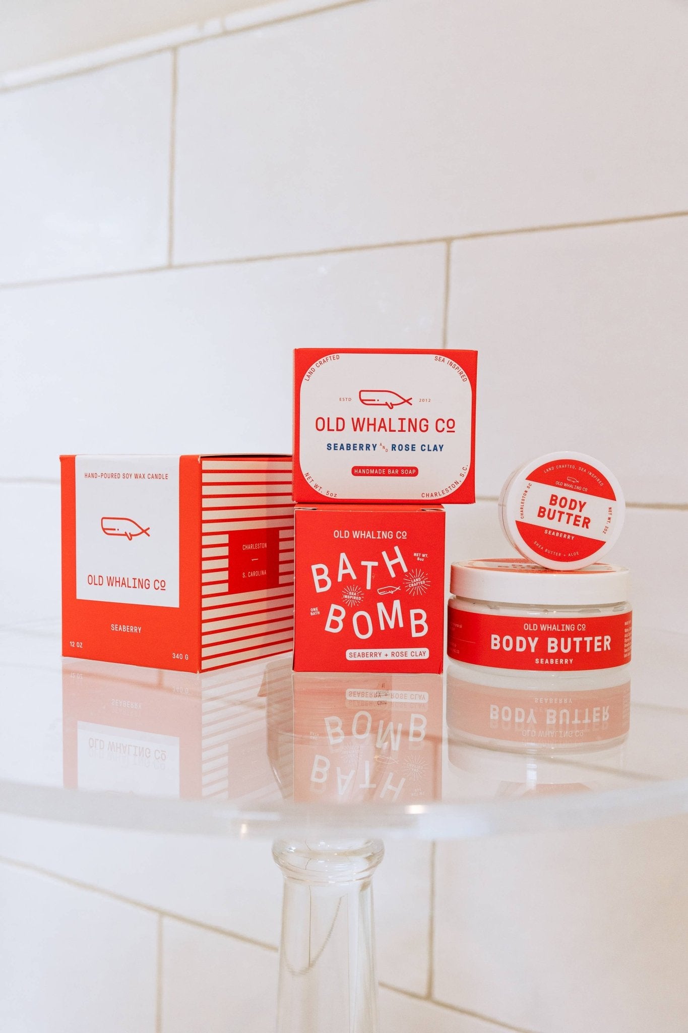 Seaberry & Rose Clay Bath Bomb - SPARROW