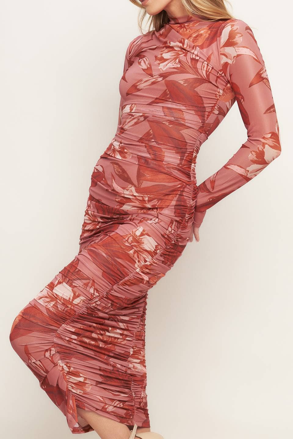 Sherry Mesh Midi Dress - SPARROW