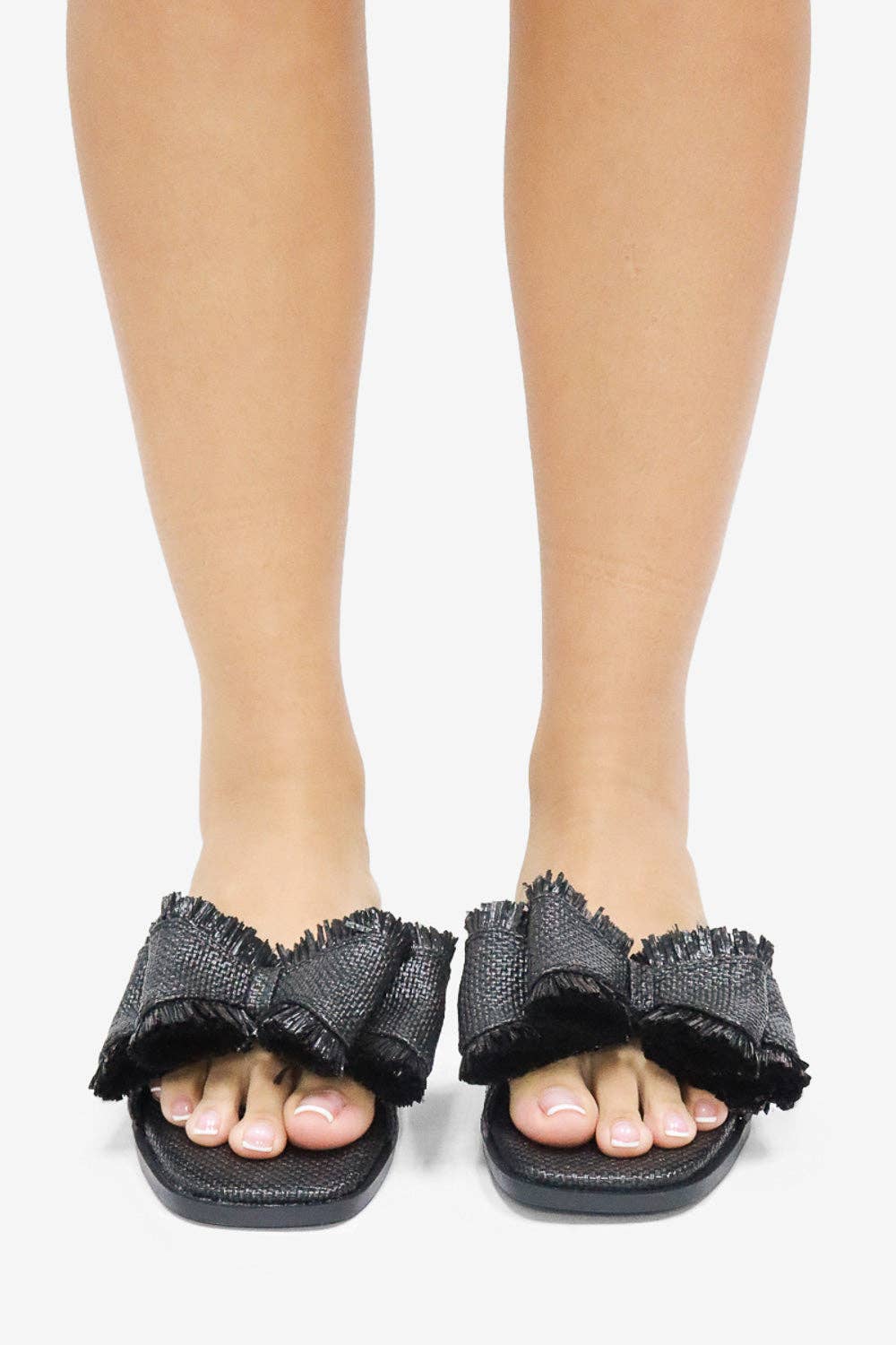 Sierra Bow Sandals - Black - SPARROW