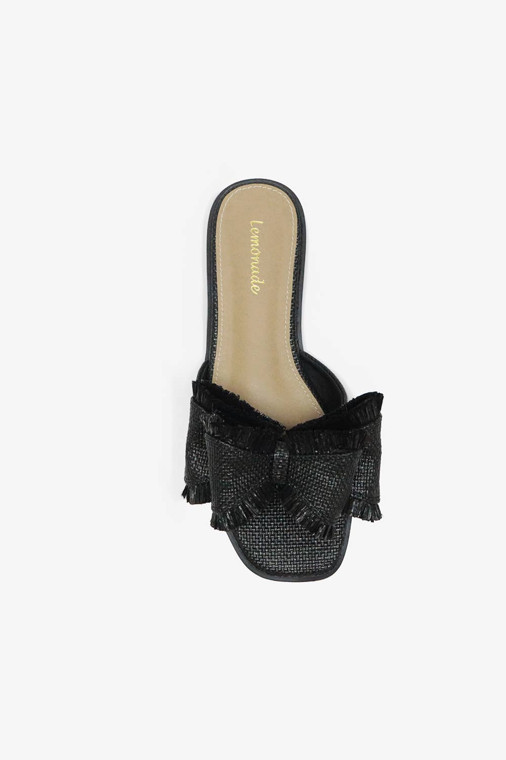 Sierra Bow Sandals - Black - SPARROW