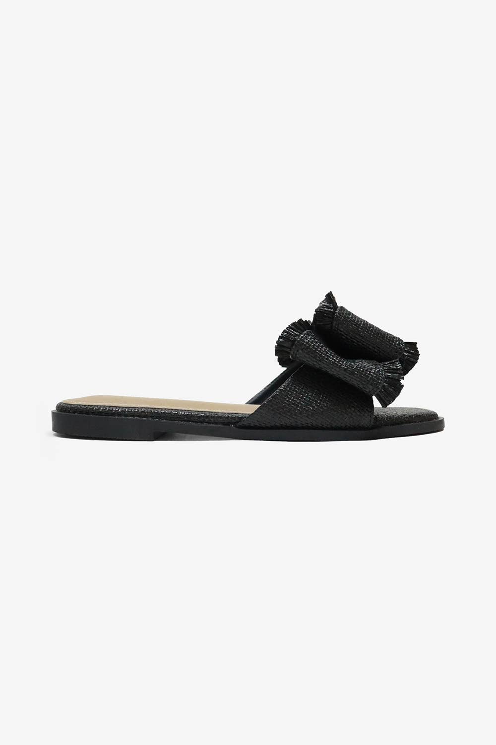 Sierra Bow Sandals - Black - SPARROW