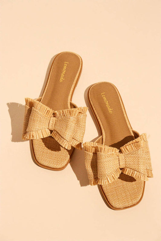 Sierra Bow Sandals - Tan - SPARROW