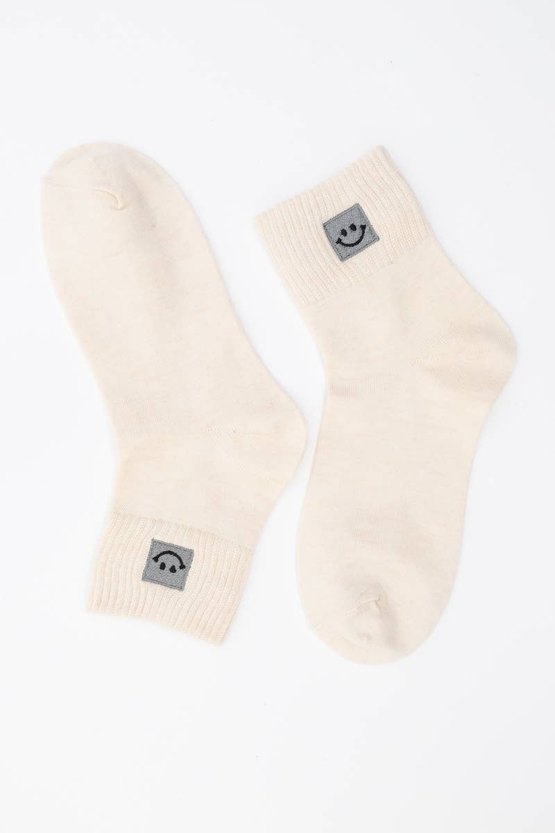 Smile Socks - Mustard - SPARROW