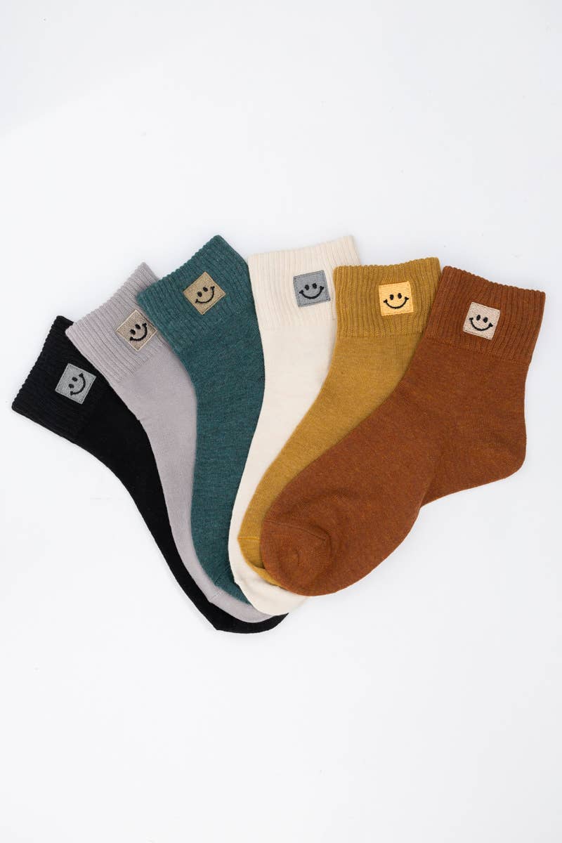 Smile Socks - Mustard - SPARROW
