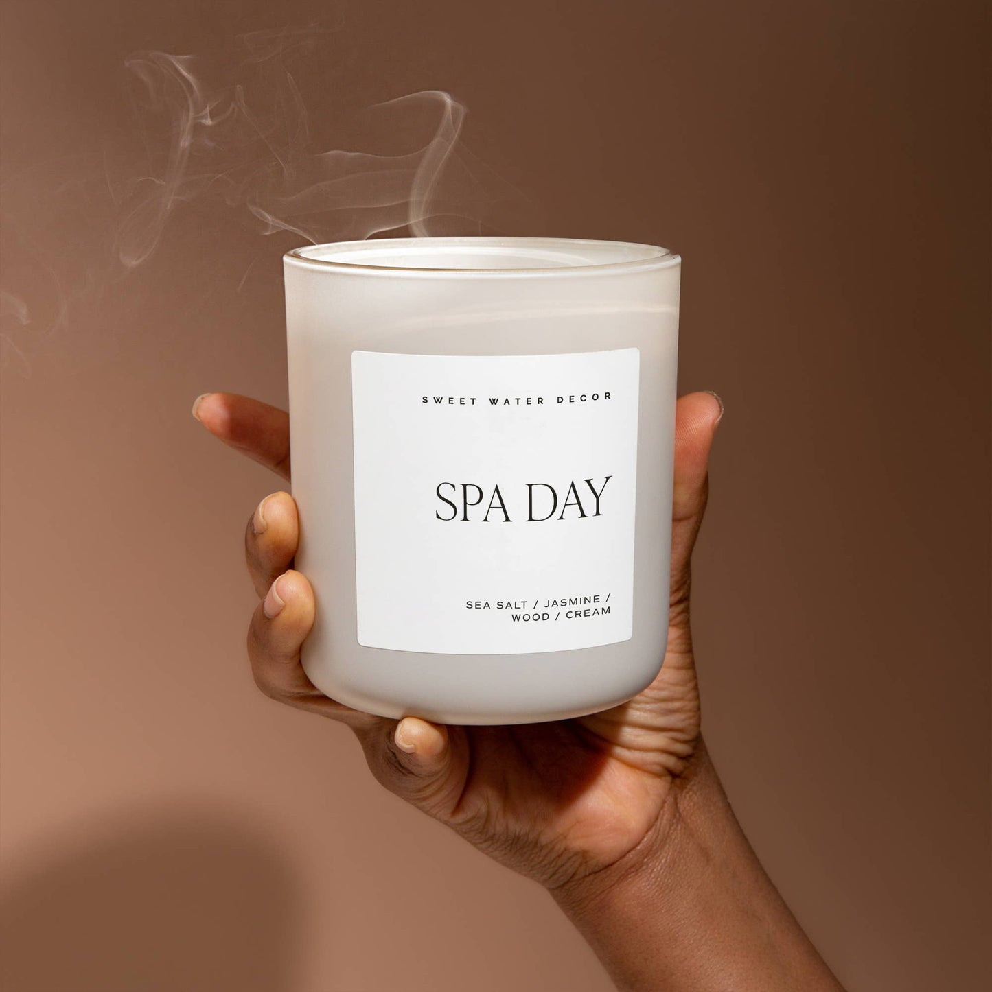 Spa Day 15 oz Soy Candle, Matte Jar - SPARROW