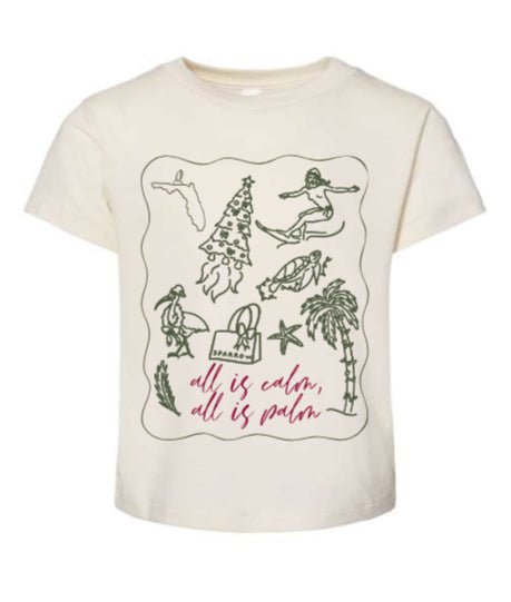 Sparrow 2025 Holiday Toddler Tee - Natural Color - PREORDER - SPARROW