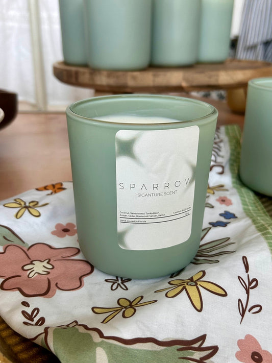 Sparrow Signature Scent Candle - 12 oz - SPARROW