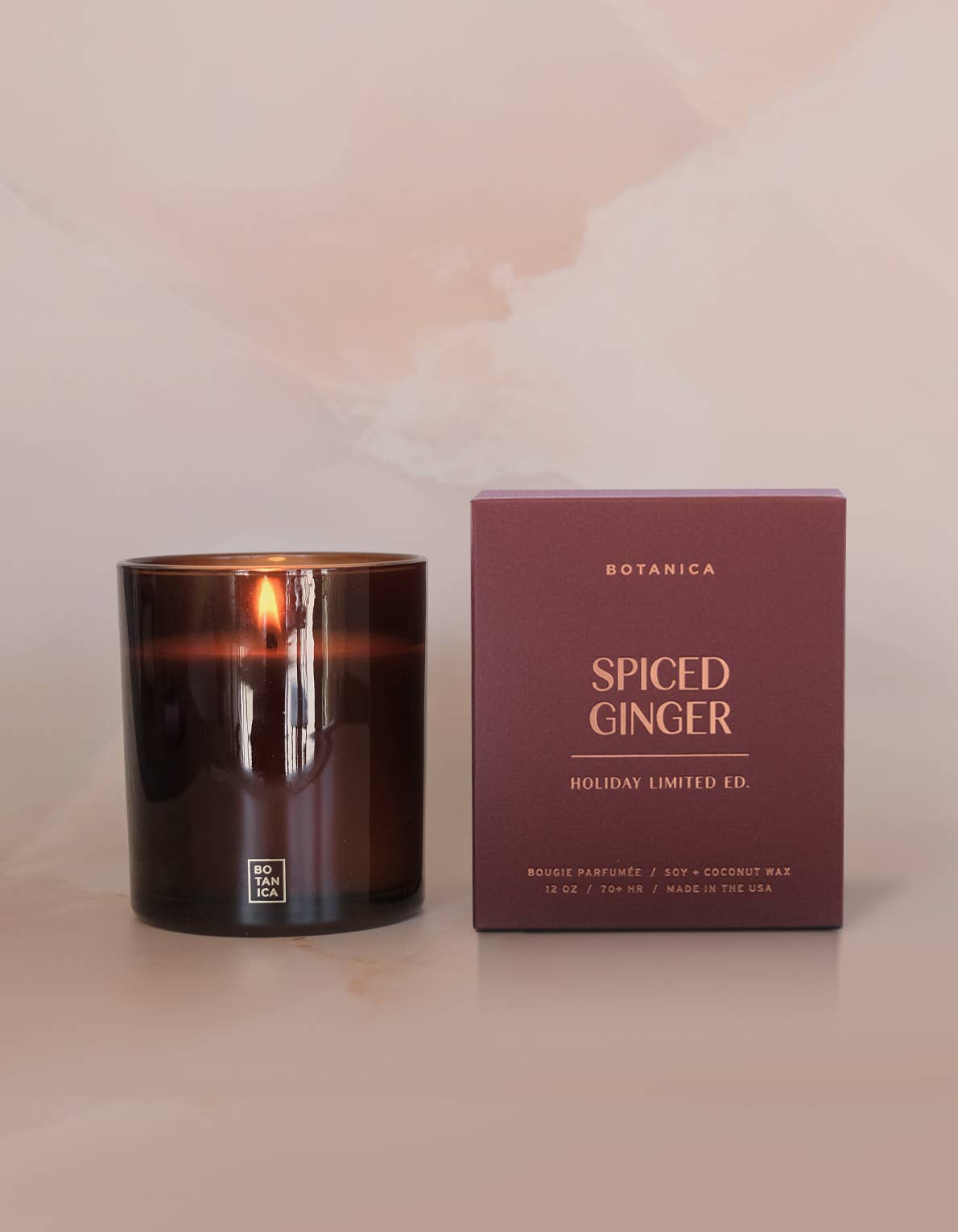 Spiced Ginger Holiday Candle | 12oz - SPARROW