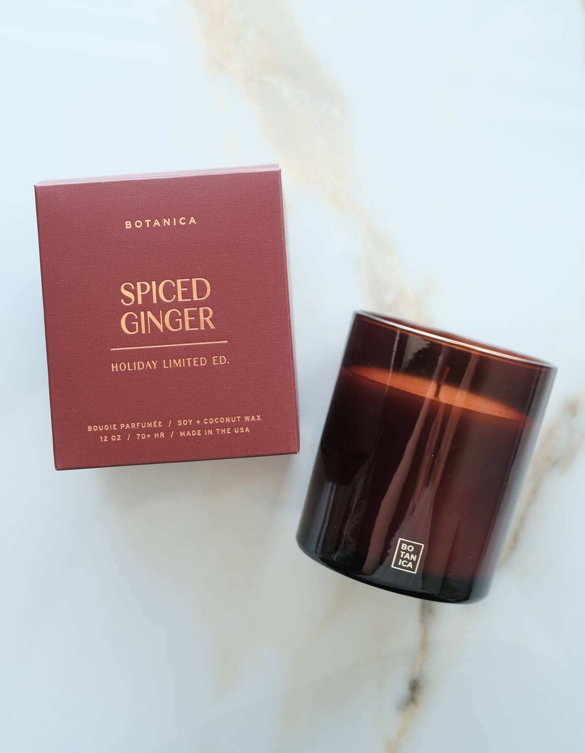 Spiced Ginger Holiday Candle | 12oz - SPARROW