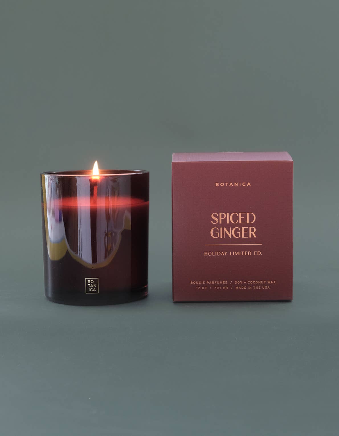 Spiced Ginger Holiday Candle | 12oz - SPARROW