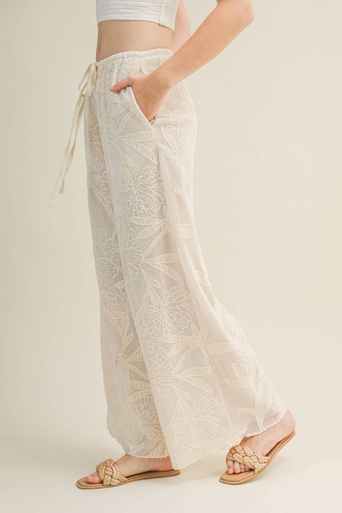 Stevie Wide Leg Pants - SPARROW
