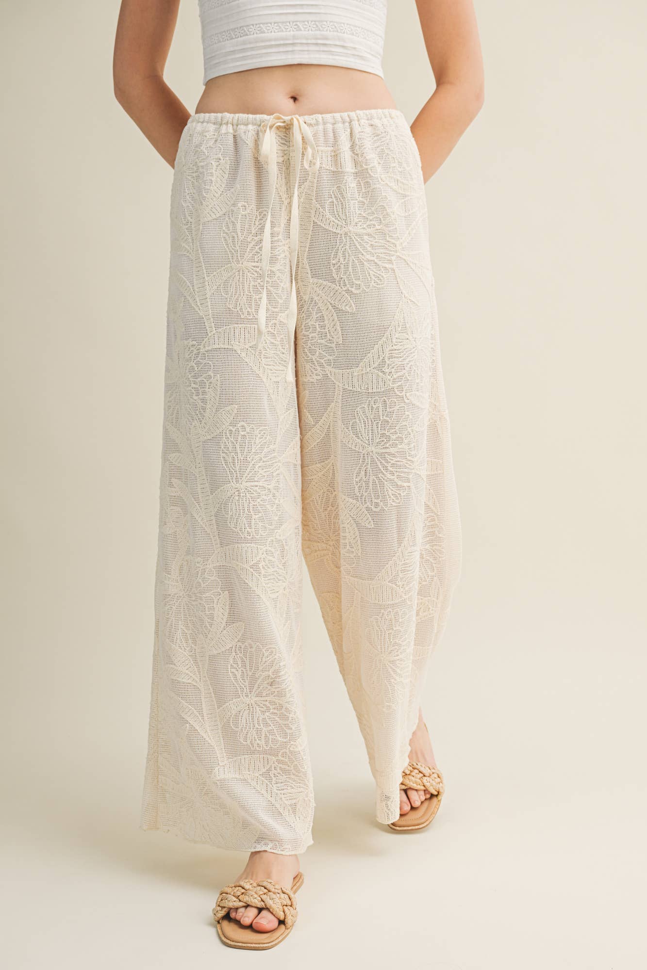Stevie Wide Leg Pants - SPARROW
