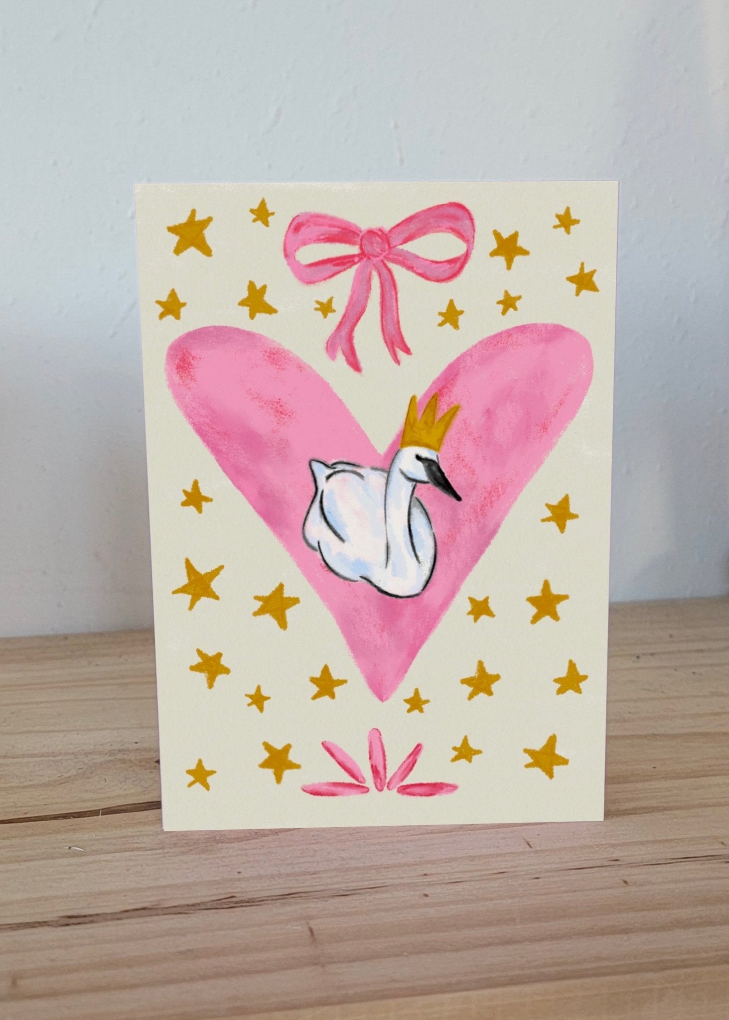 Swan Princess Greeting Card - SPARROW