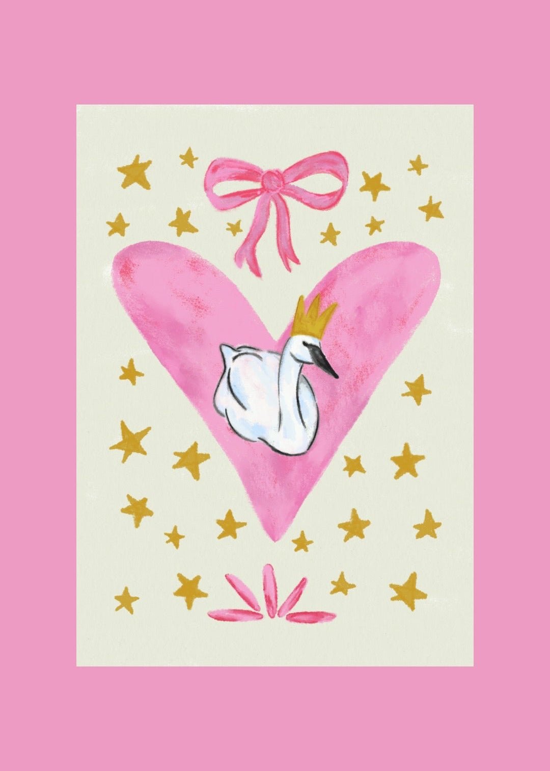 Swan Princess Greeting Card - SPARROW