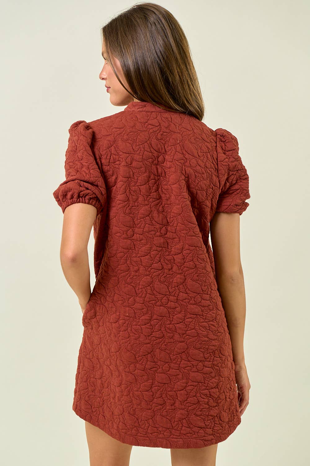 Sydney Mini Dress - Rust - SPARROW