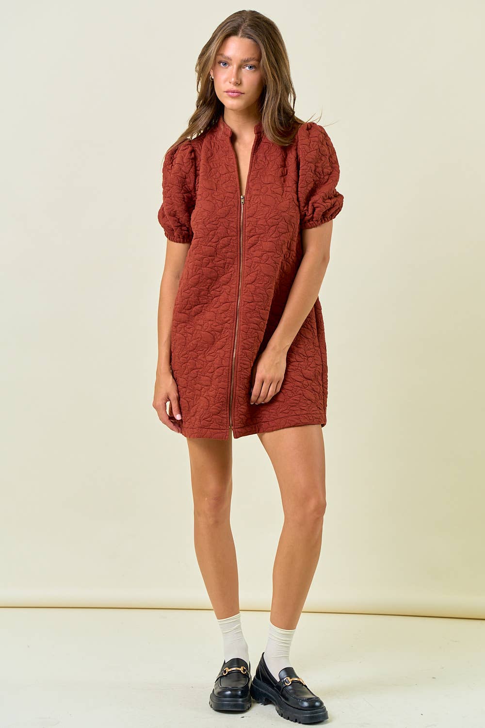 Sydney Mini Dress - Rust - SPARROW