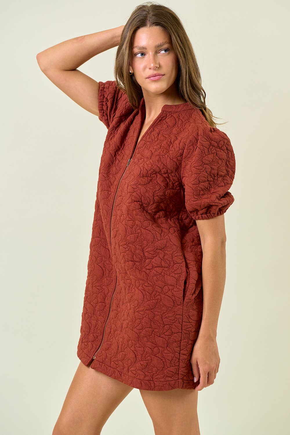 Sydney Mini Dress - Rust - SPARROW