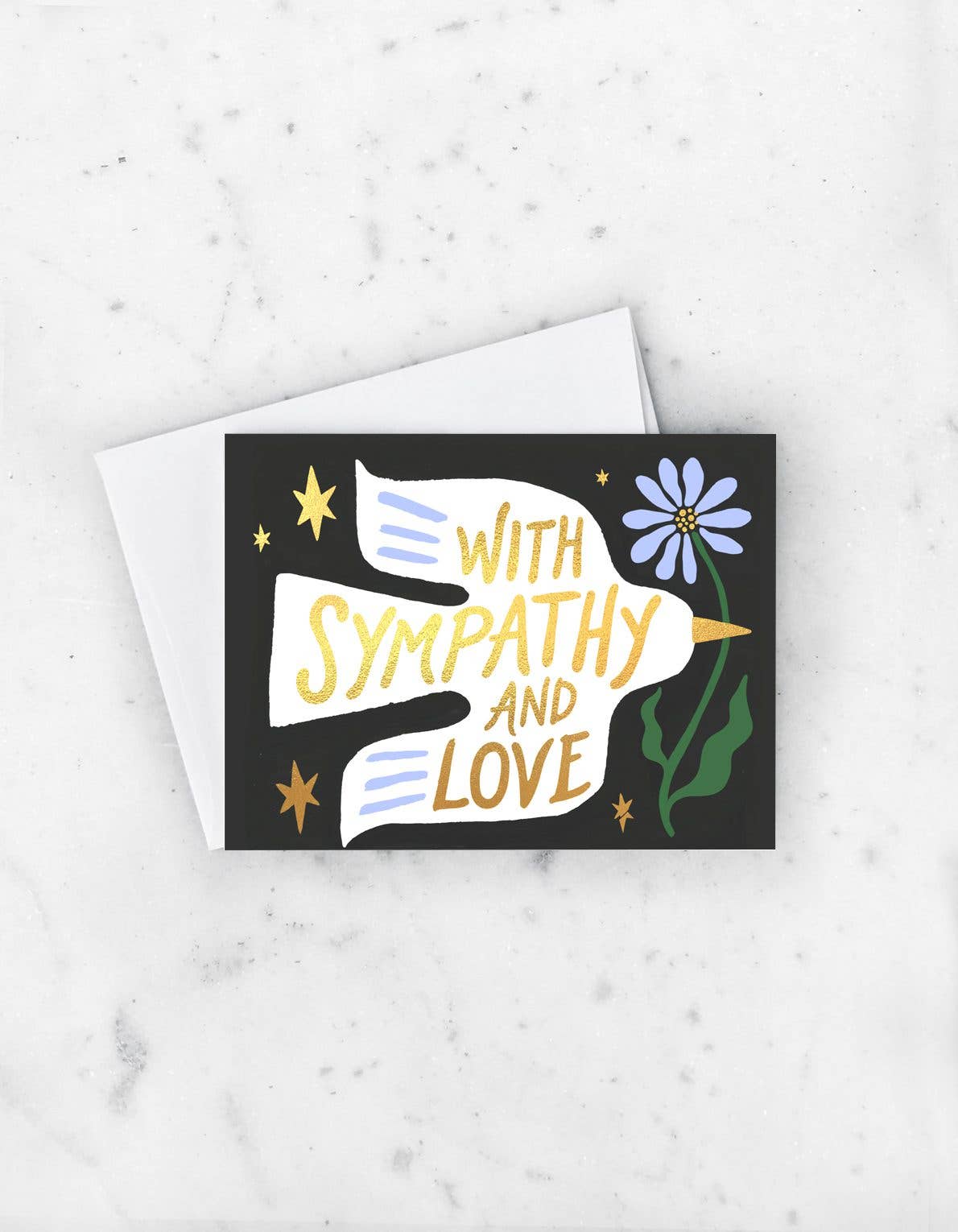 Sympathy Dove Card - SPARROW