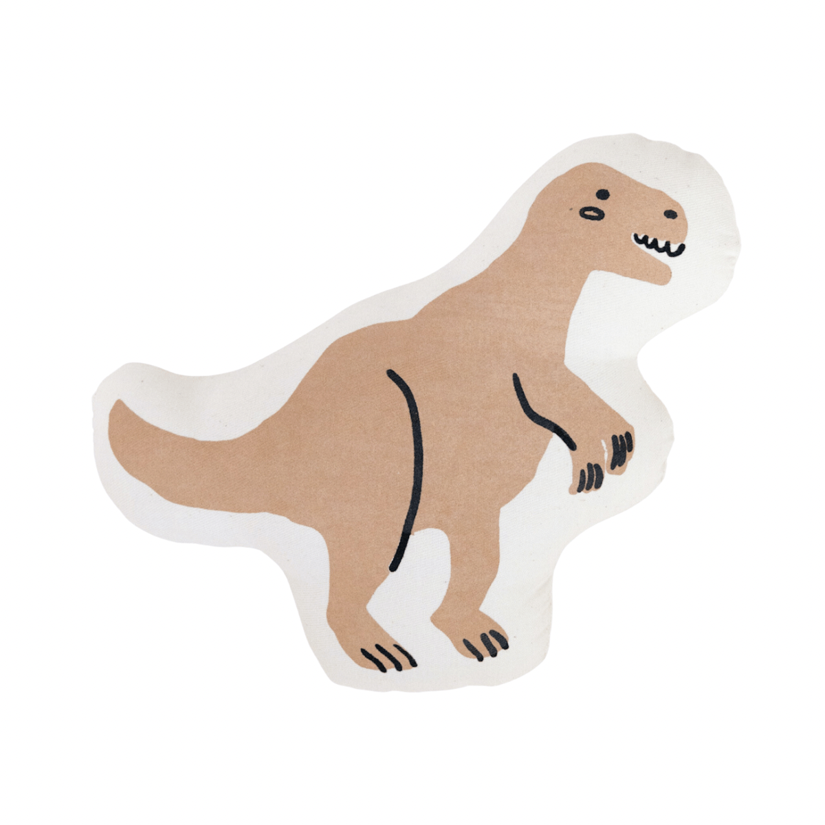 T - Rex Dinosaur Canvas Pillow - SPARROW