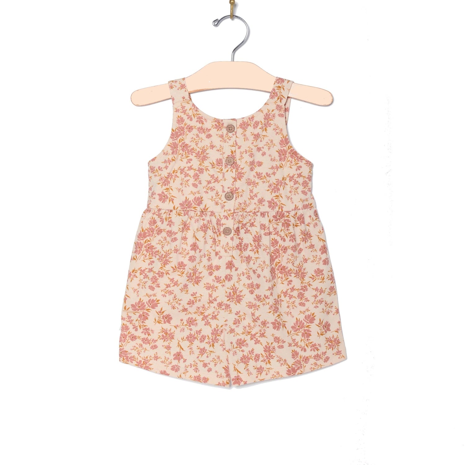 Tank Romper - Blush Floral - SPARROW