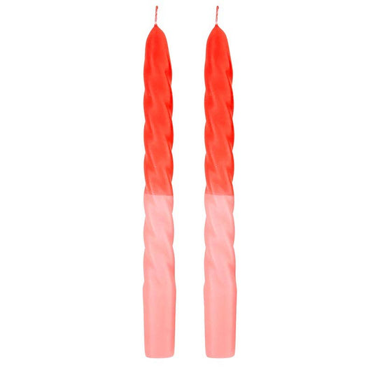 Tapered Candle - Red Pink - SPARROW