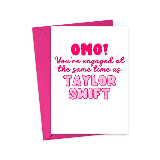 Taylor Swift Engagement Card - SPARROW