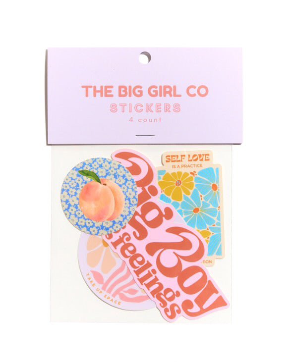 The Big Girl Co Sticker Pack (Body) - SPARROW