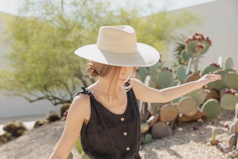 The Sunbleached Fine Palm Rancher Hat - SPARROW