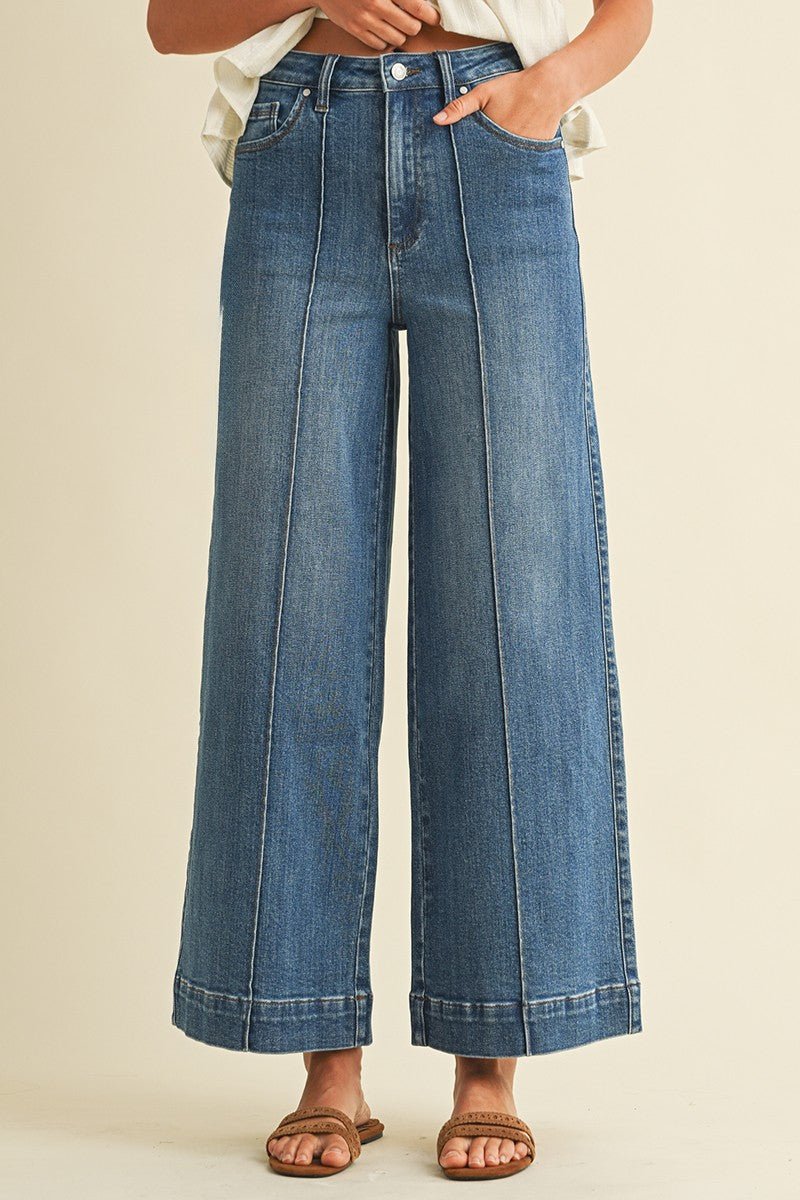 Thea Wide Leg Jeans - SPARROW