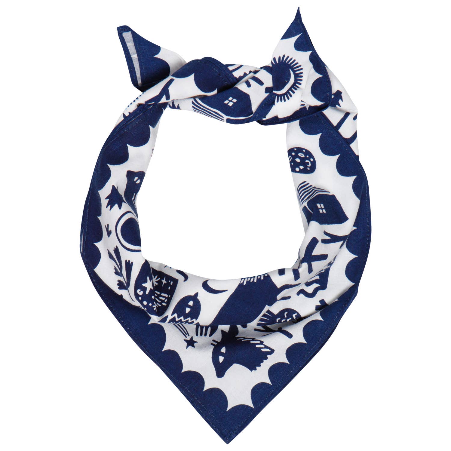 Timber Recycled Cotton Bandana 21 x 21 inches - SPARROW