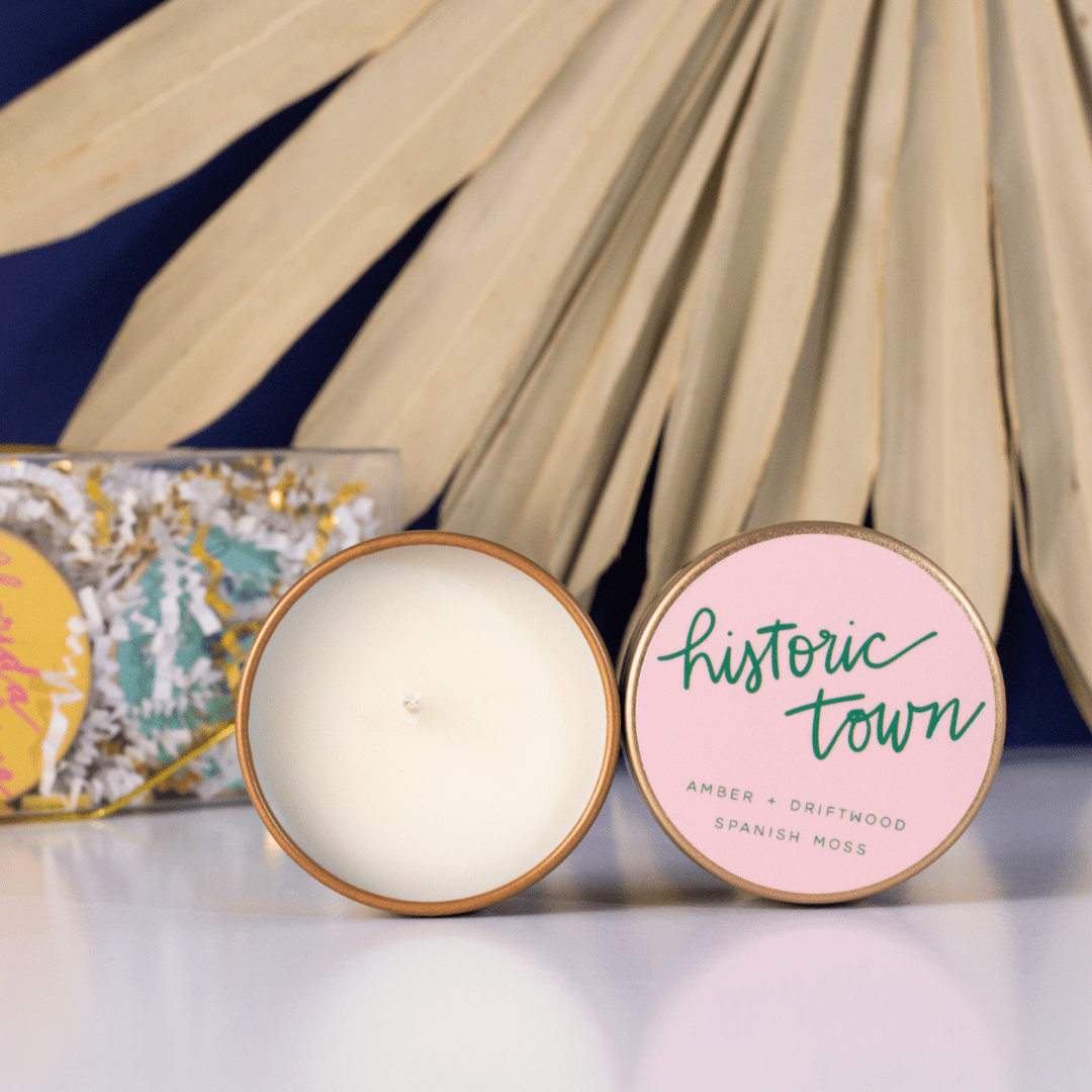 Travel Tin Trio: Florida 1.5 oz Soy Wax Hand - Poured Candles - SPARROW