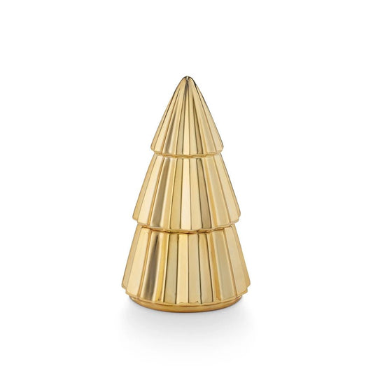 Tried & True Mulled Cider Gilded Tree Ceramic Candle - SPARROW