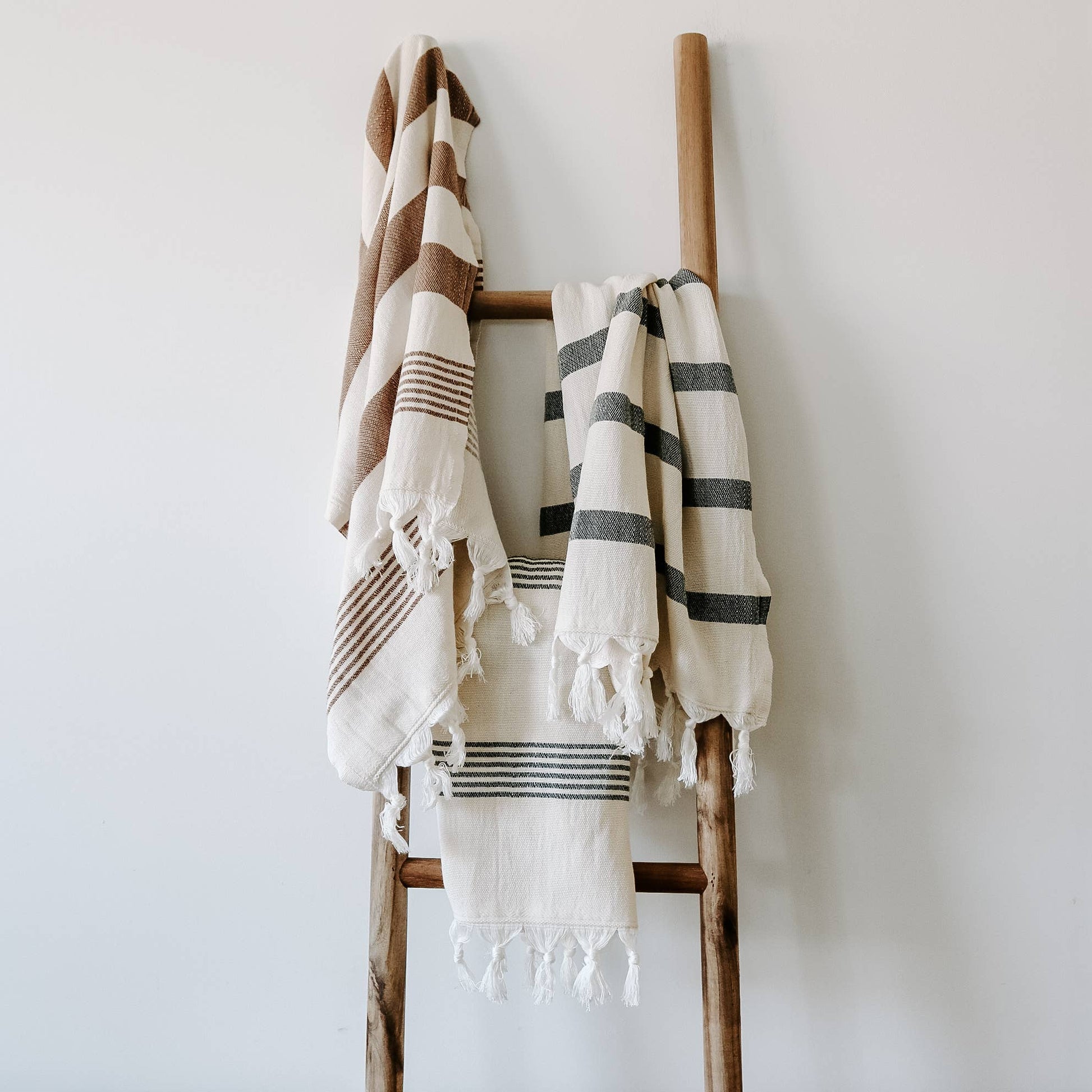 Turkish Cotton Hand Towel, Single Stripe - SPARROW