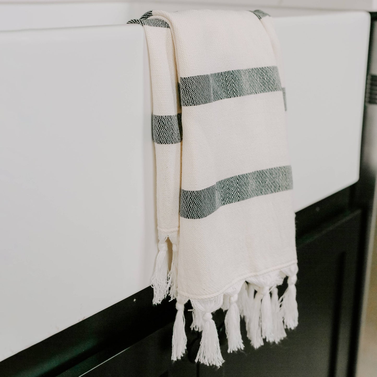 Turkish Cotton Hand Towel, Single Stripe - SPARROW